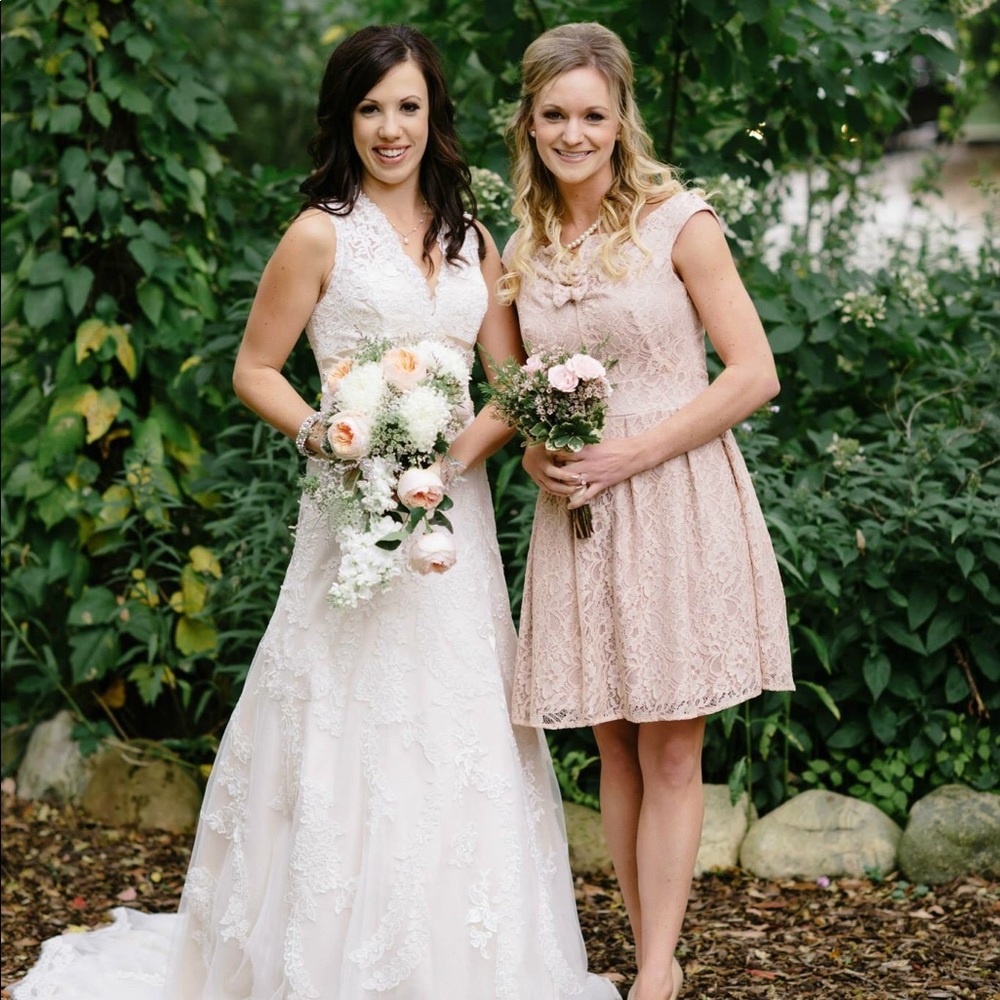 Blush Lace Dress
